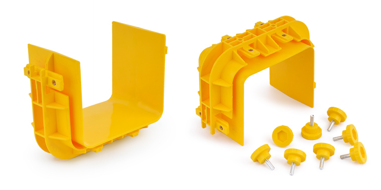 Deckro Fiber Duct System 60mm Connector A