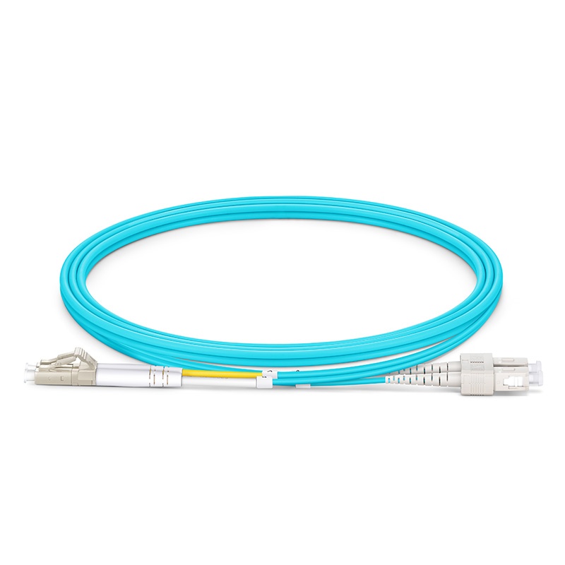 D-Fiber MultiMode OM3 Patch Lead SC/PC - SC/PC Duplex 50/125 LSOH Turquoise 3.0 M